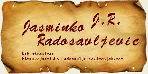 Jasminko Radosavljević vizit kartica